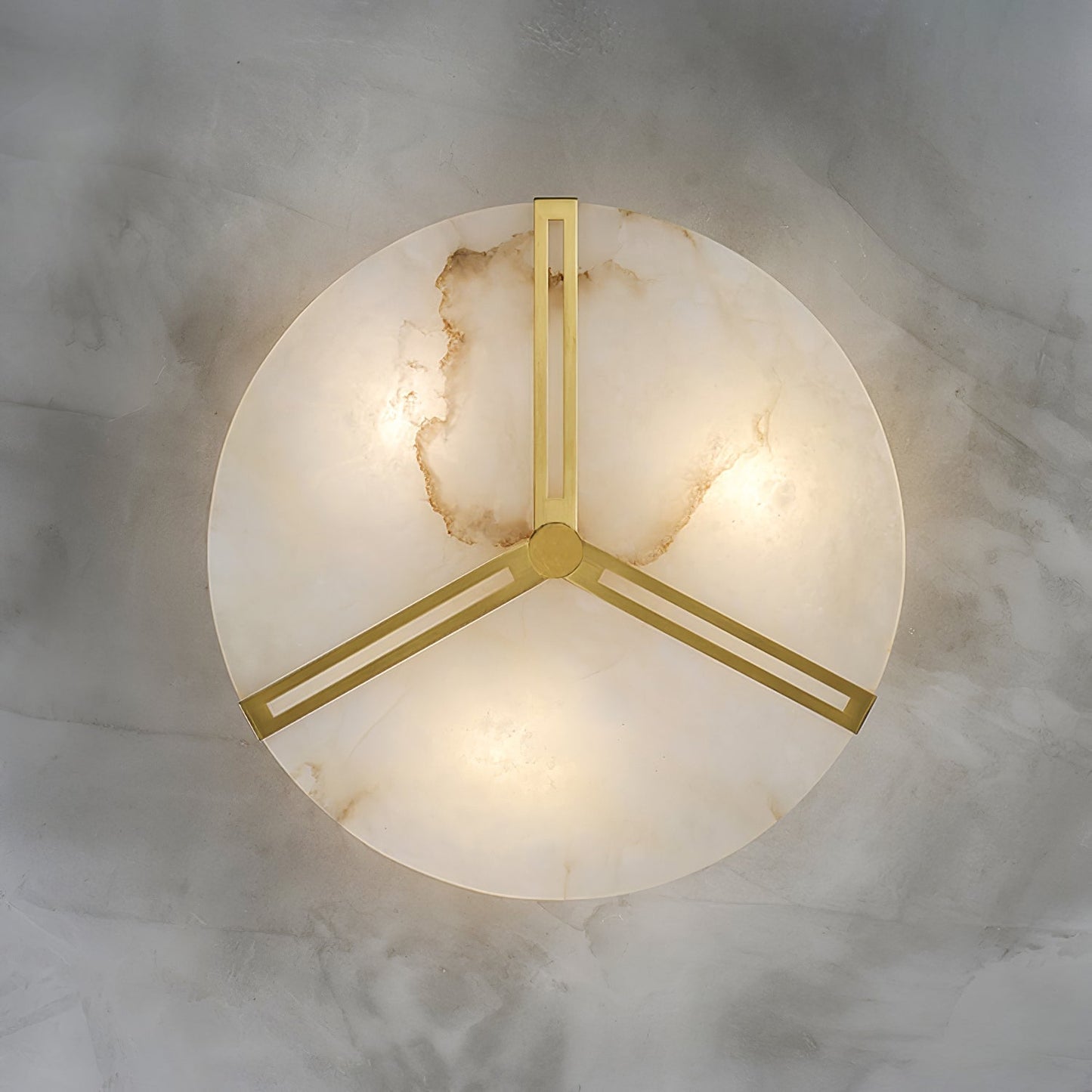 Clocks Alabaster Ceiling Light - Vakkerlight