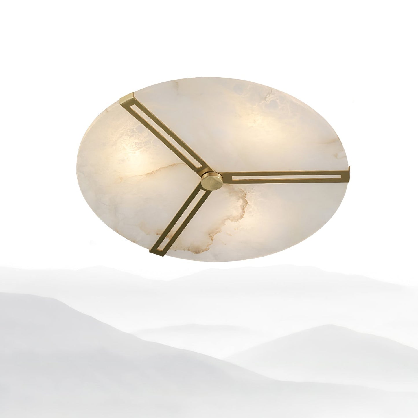Clocks Alabaster Ceiling Light - Vakkerlight