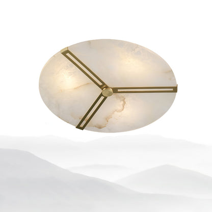 Clocks Alabaster Ceiling Light - Vakkerlight