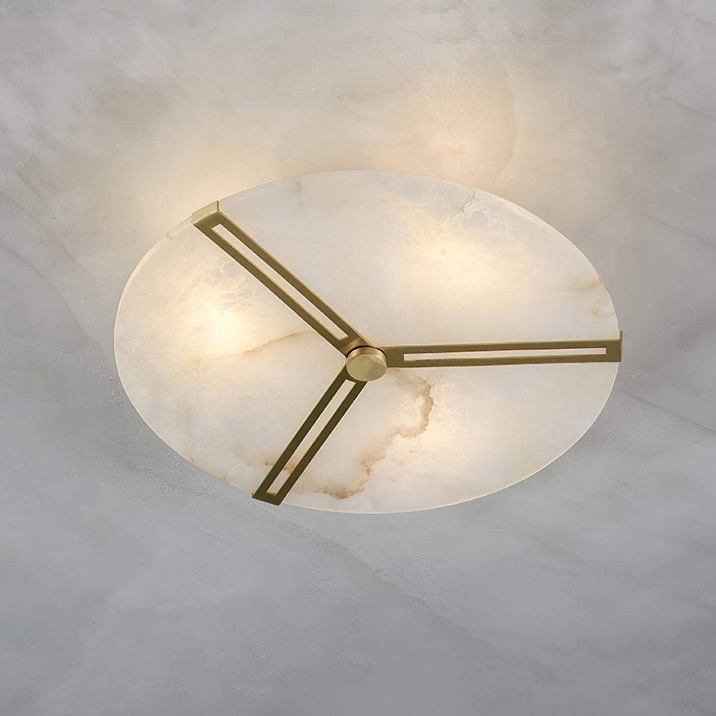 Clocks Alabaster Ceiling Light - Vakkerlight