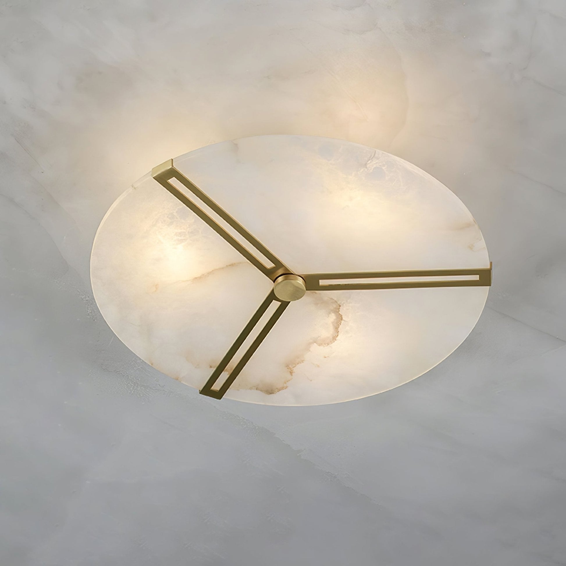 Clocks Alabaster Ceiling Light - Vakkerlight