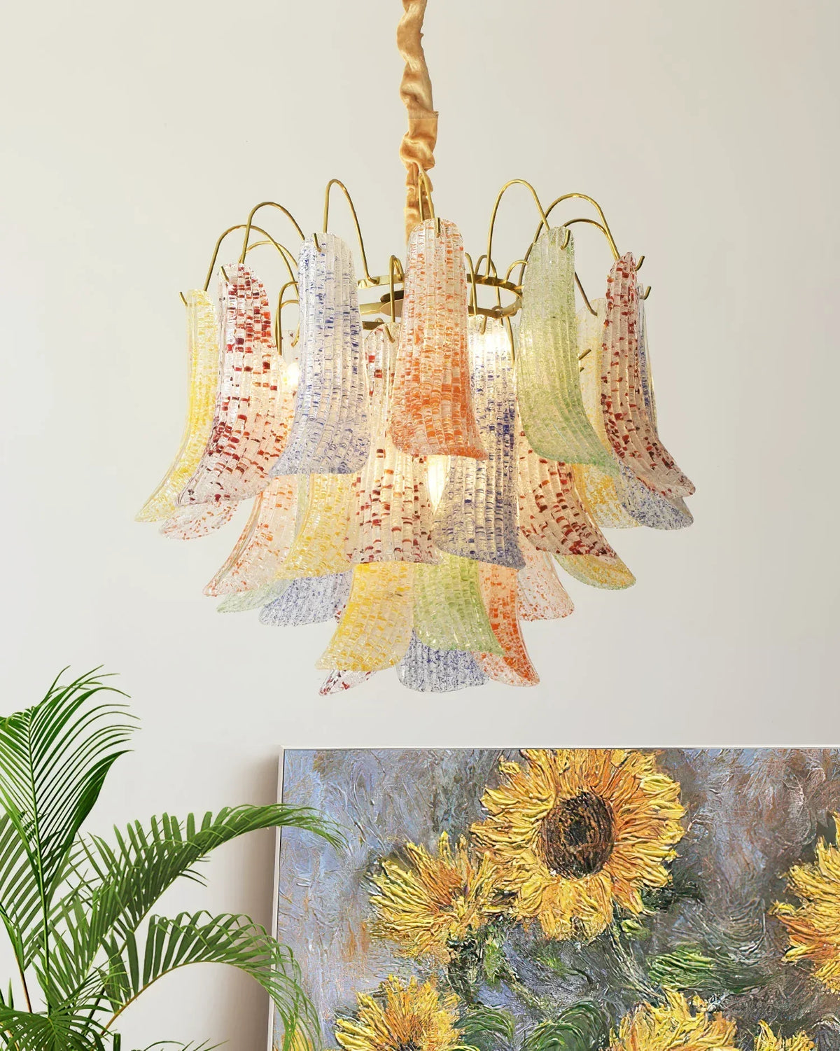 Colorful Murano Glass Chandelier