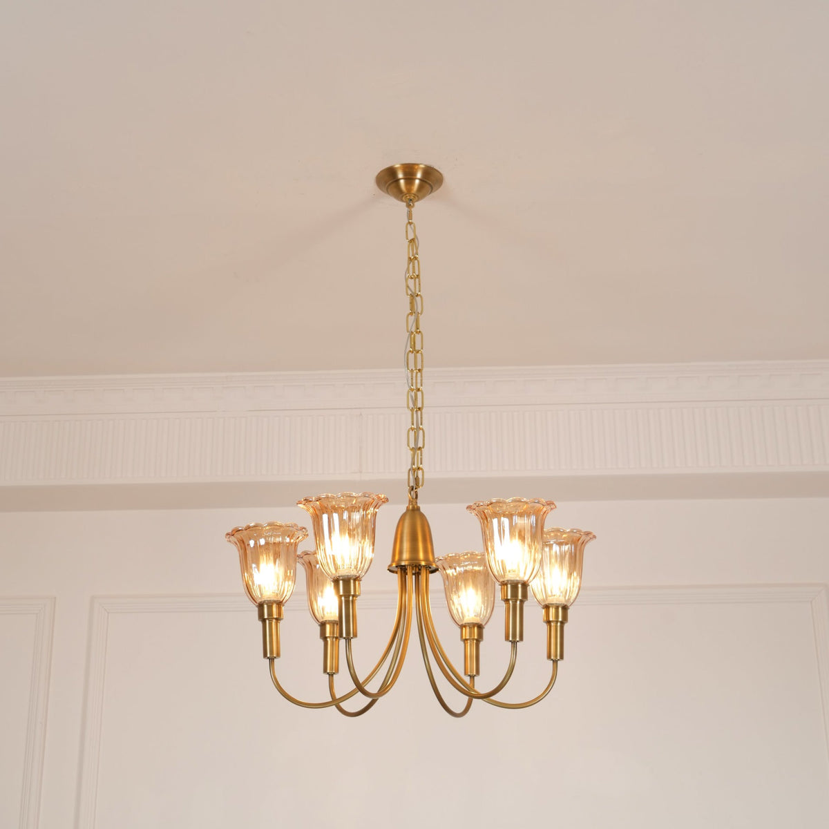 Columbia Brass Chandelier