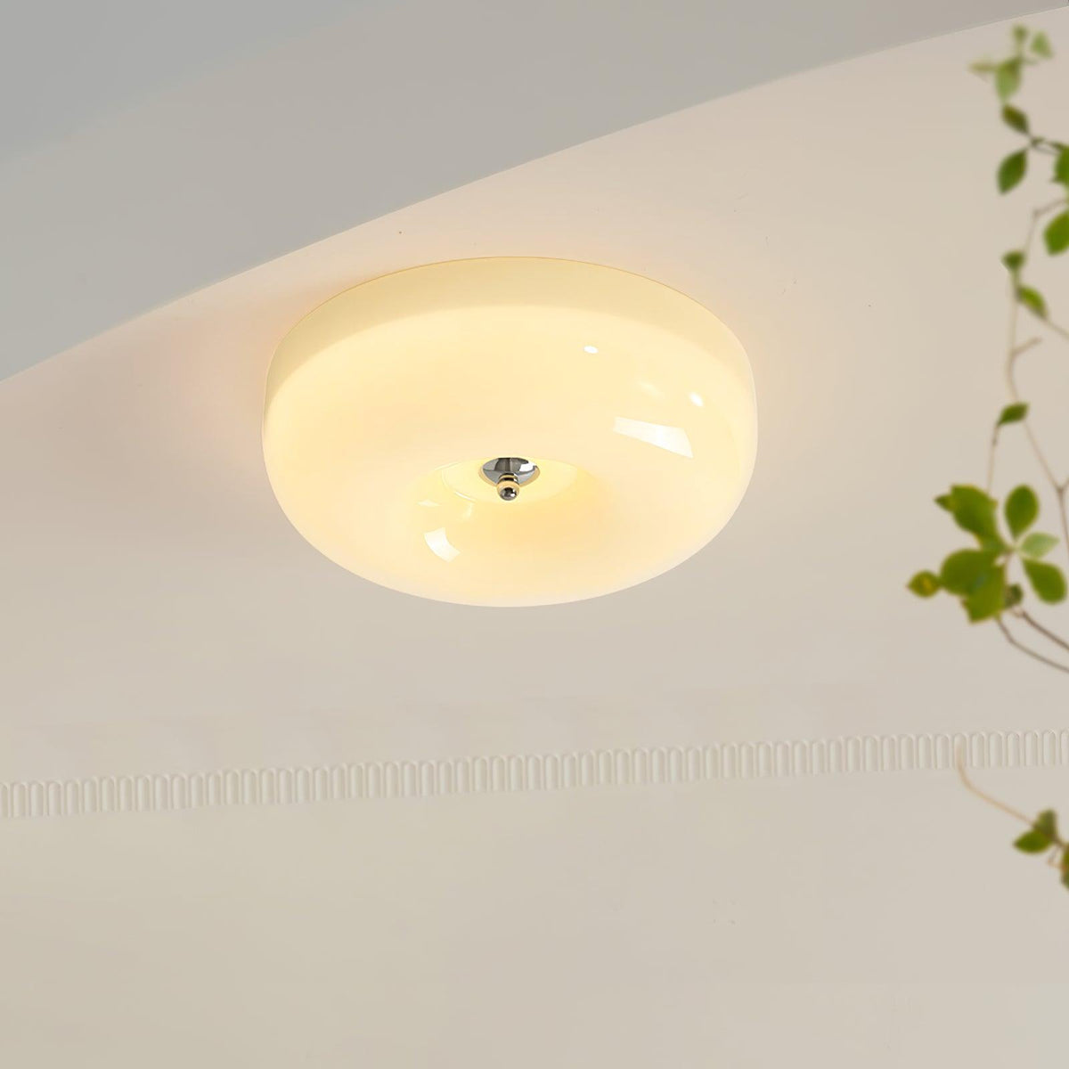 Swirl Glass Ceiling Lamp