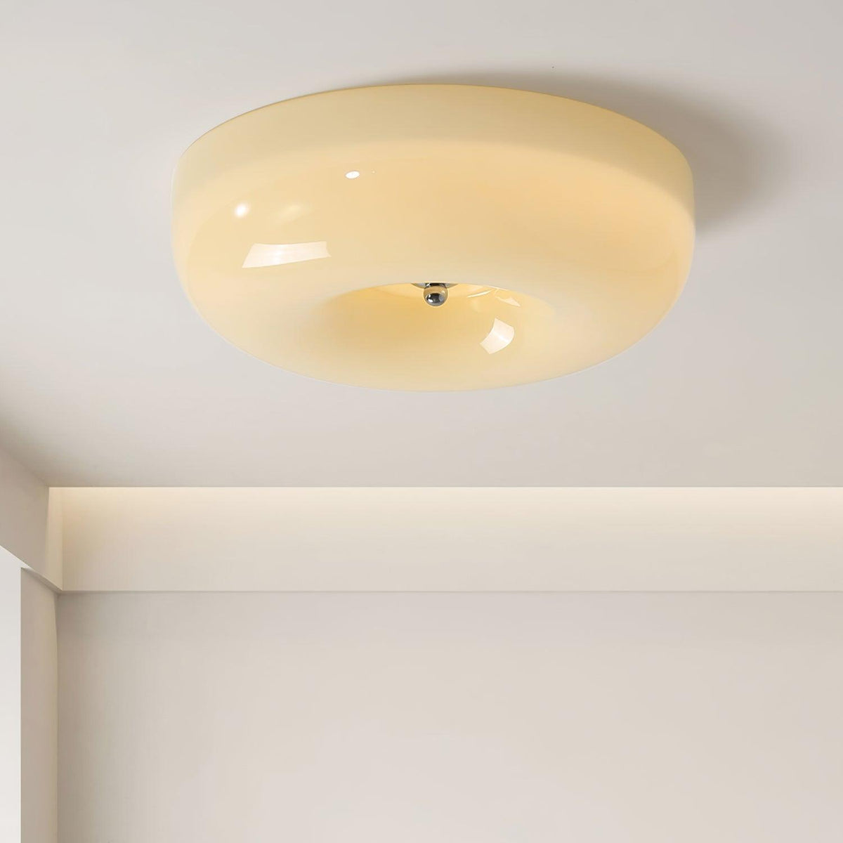 Swirl Glass Ceiling Lamp