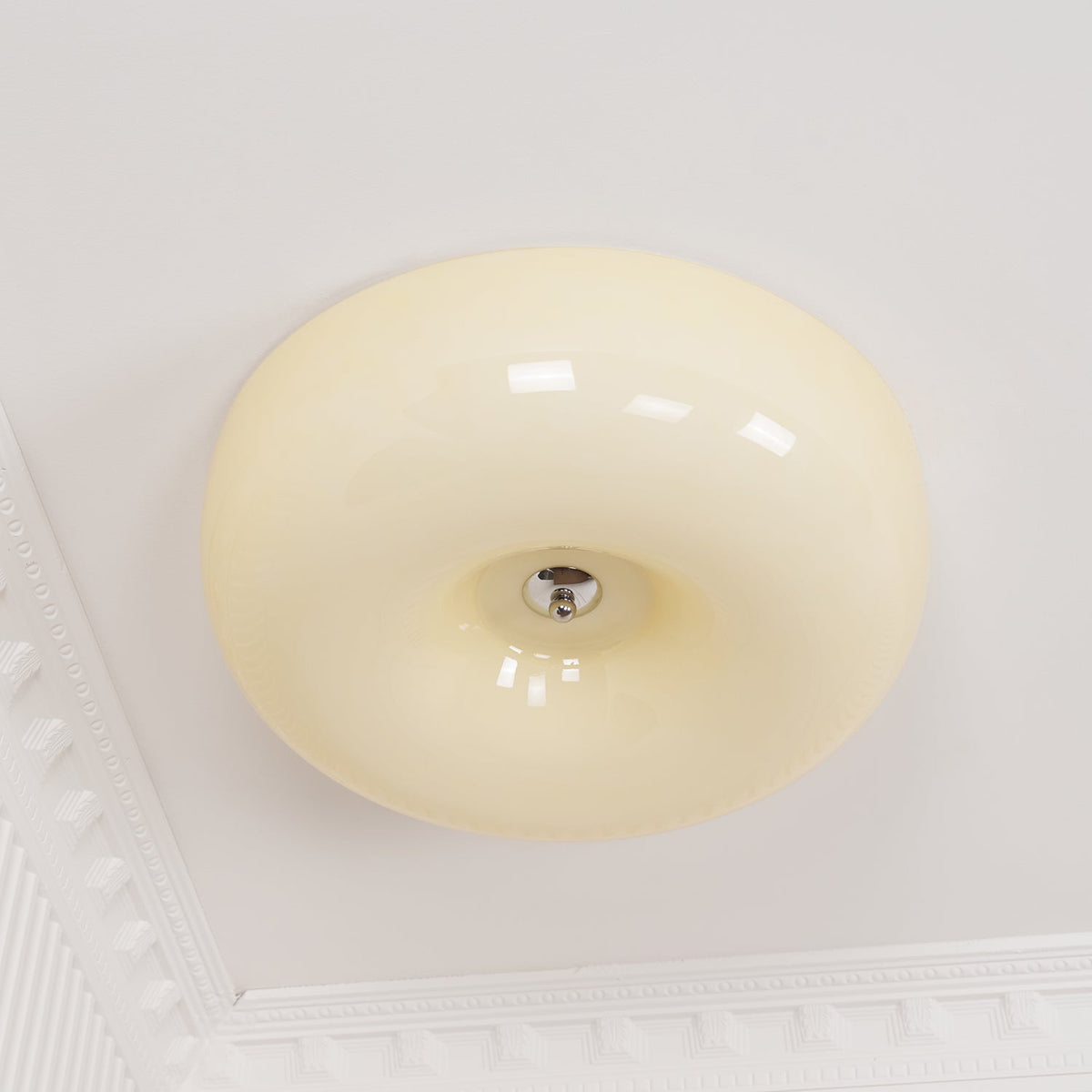 Glass Button Ceiling Lamp