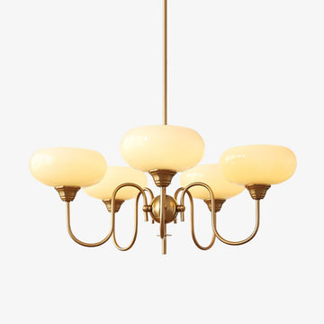 Creamy Persimmon Chandelier