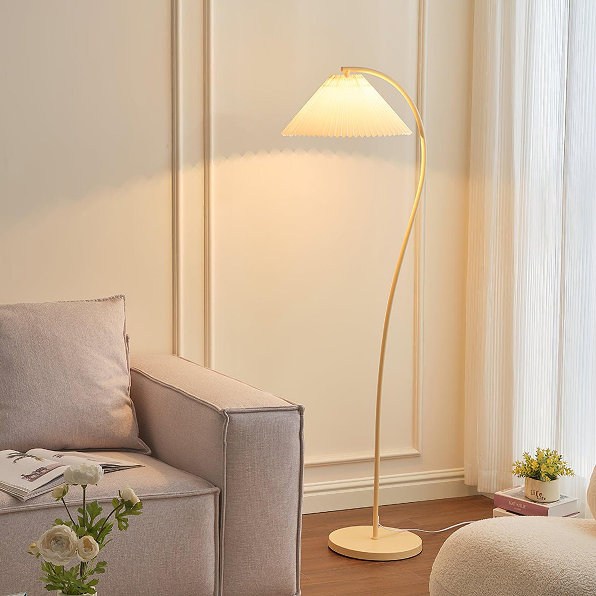 Crescini Pleated Floor Lamp