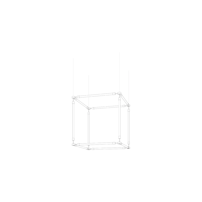 Crystal Grid Customize Chandelier