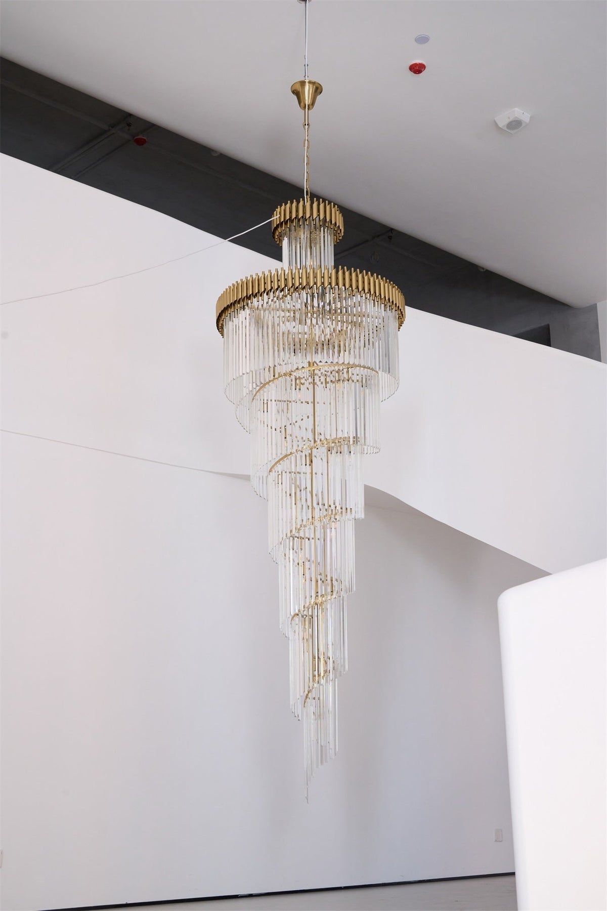 Crystal Spiral Chandelier