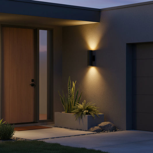 Vakkerlight Cylindrical Outdoor Wall Light – 4.3" x 11.8" Weatherproof LED