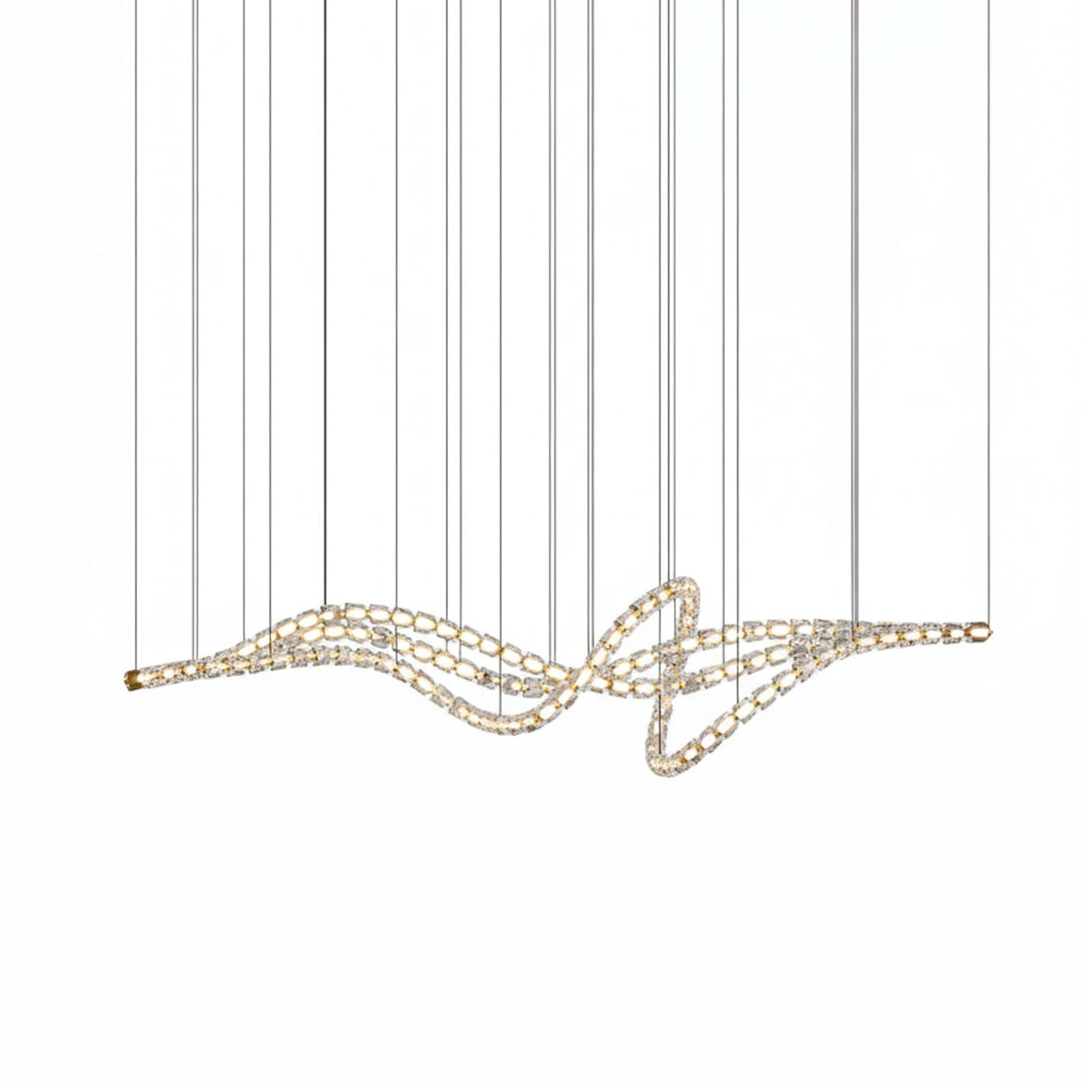 Gabriel Gold Crystal Chandelier