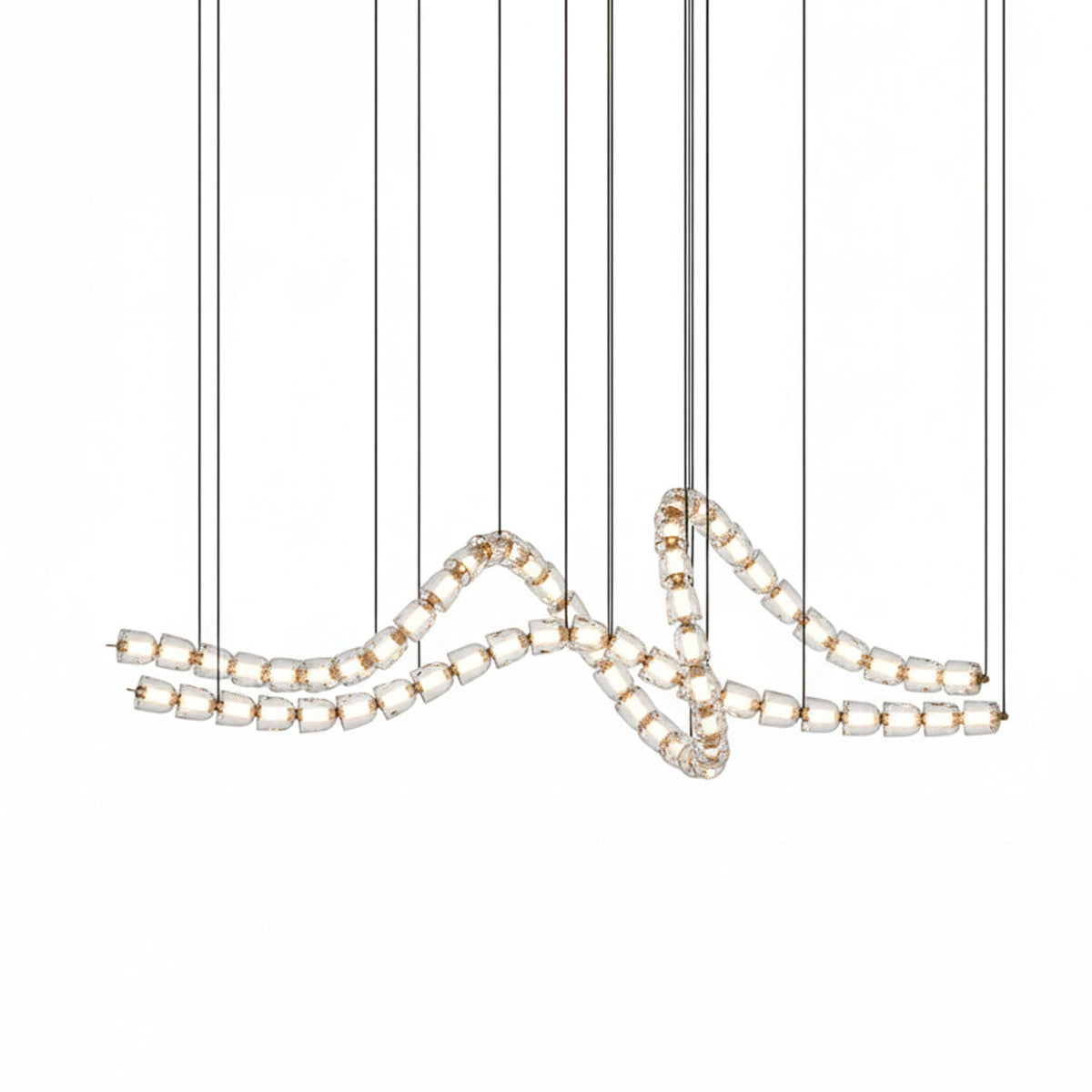 Gabriel Gold Crystal Chandelier