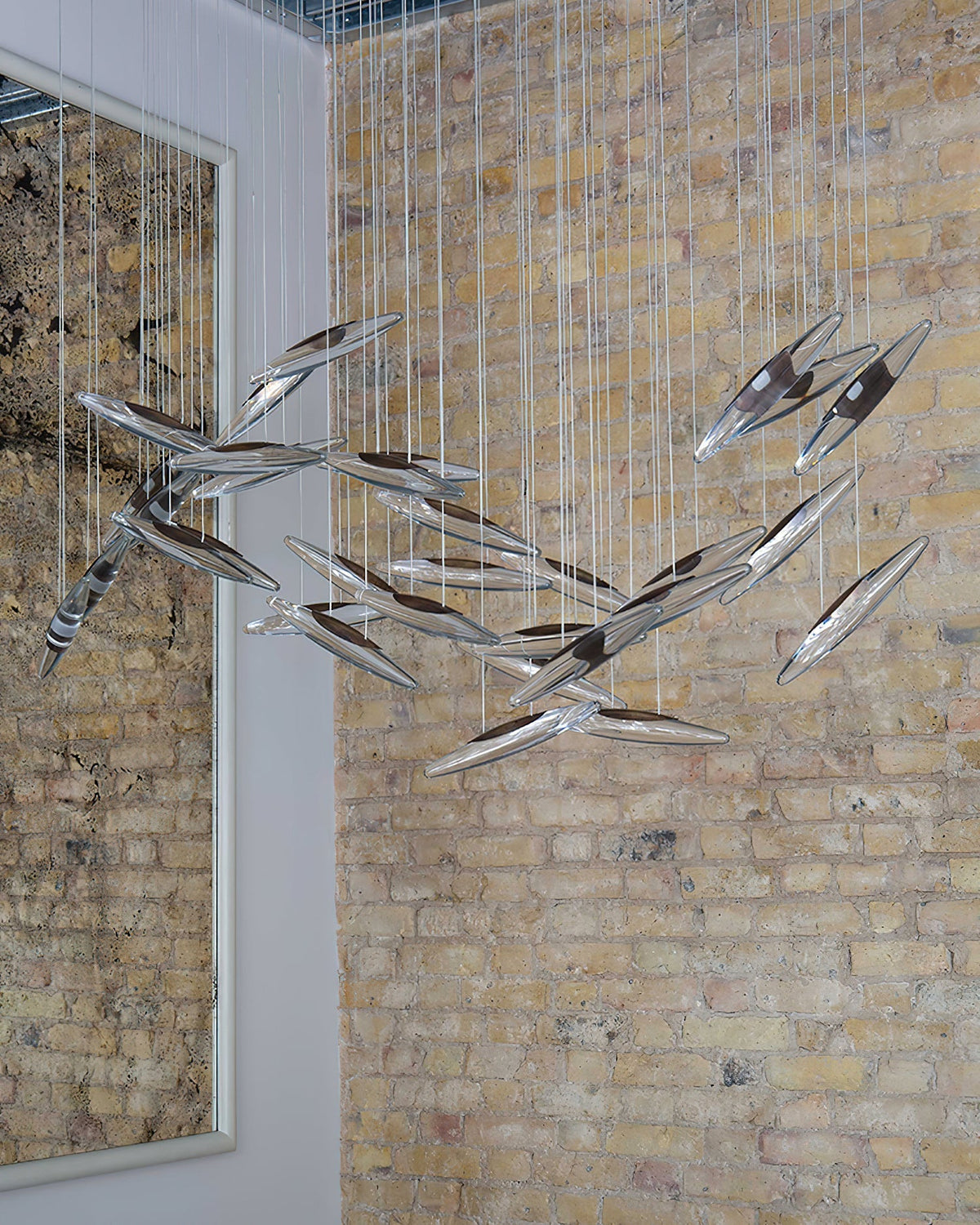 Moonlight Whispers Crystal Spiral Chandelier