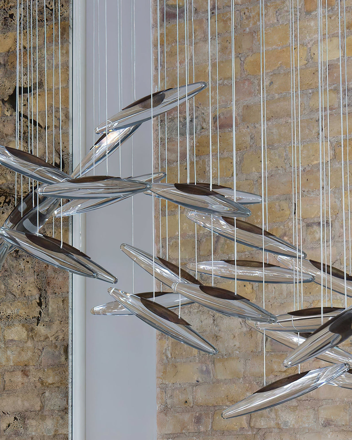 Moonlight Whispers Crystal Spiral Chandelier