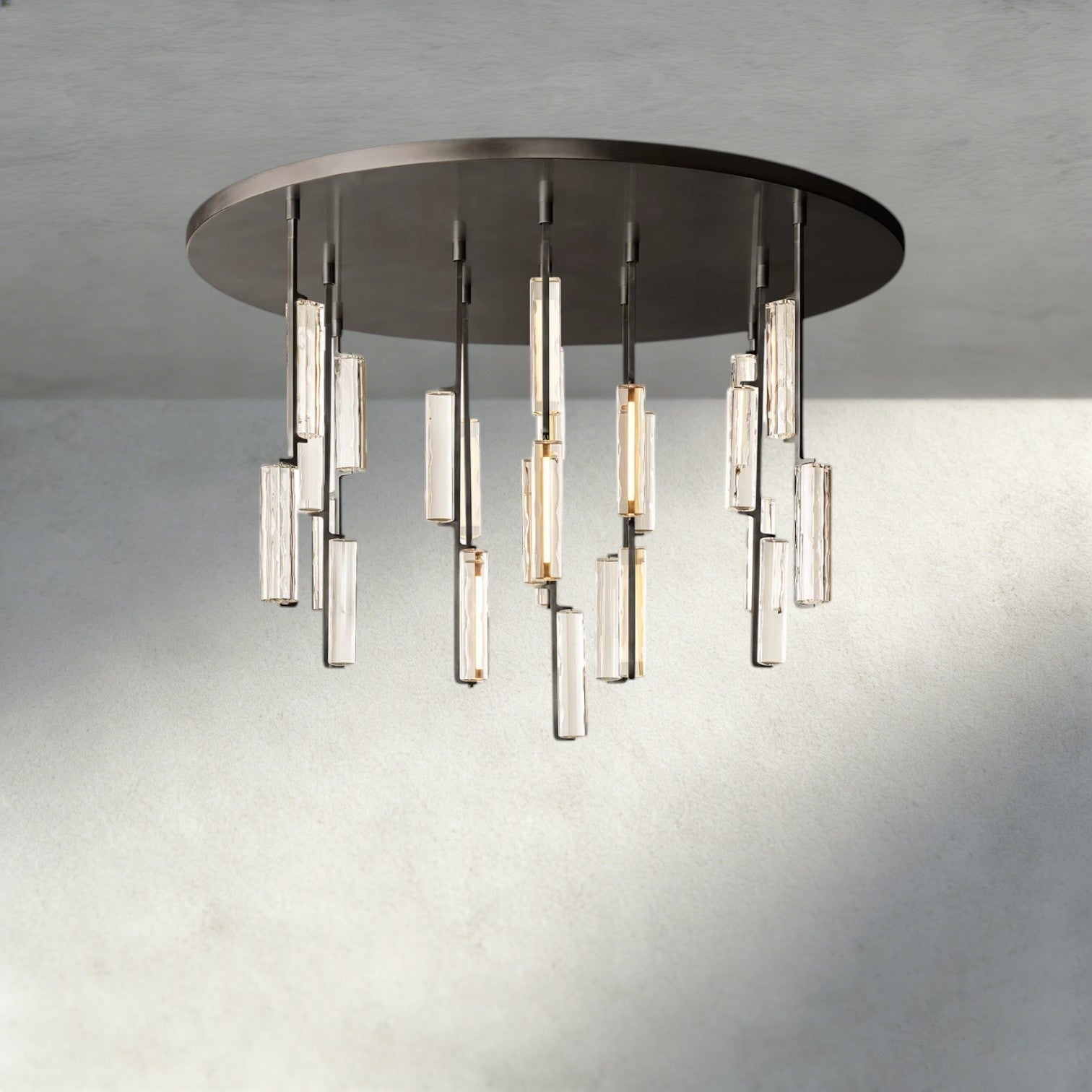 Audubon Crystal Round Chandelier 24", 40", 56" - Manohaus