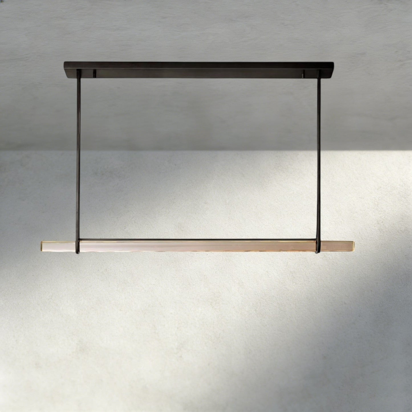 Audubon Crystal Linear Single Bar Chandelier - Manohaus