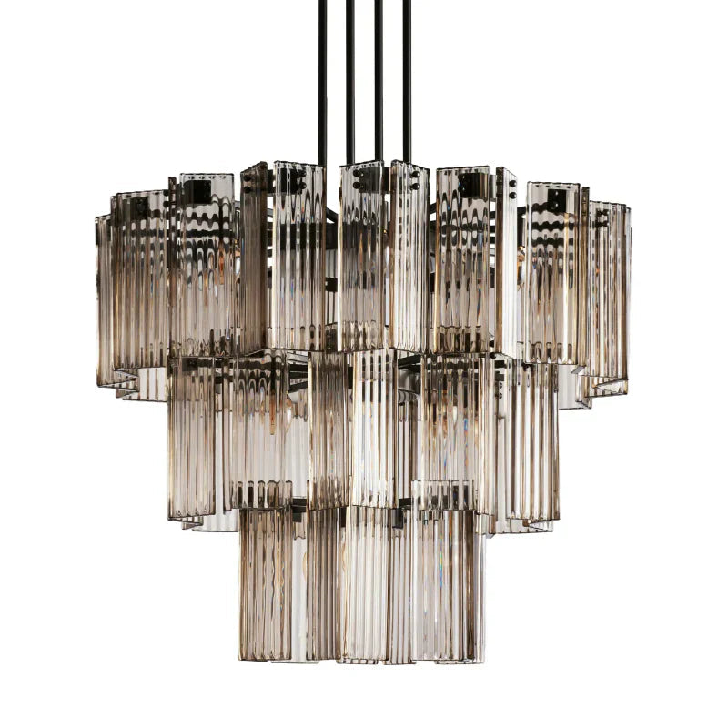 Delsie Round Art Glass Chandelier 38-Inch48-Inch60-Inch
