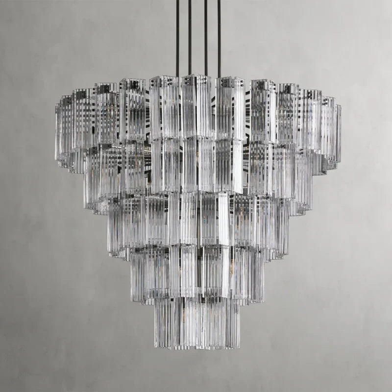 Delsie Round Art Glass Chandelier 38-Inch48-Inch60-Inch