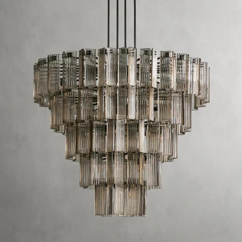 Delsie Round Art Glass Chandelier 38-Inch48-Inch60-Inch