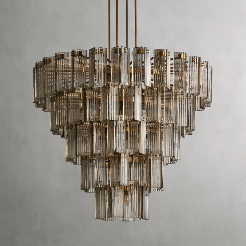 Delsie Round Art Glass Chandelier 38-Inch48-Inch60-Inch