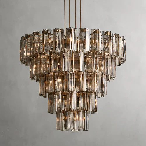 Delsie Round Art Glass Chandelier 38-Inch48-Inch60-Inch