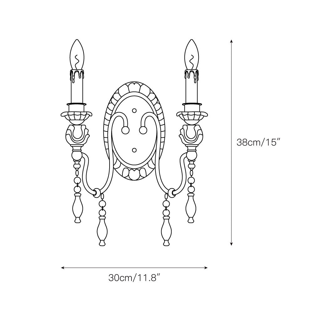 Denise Antique Wall Lamp