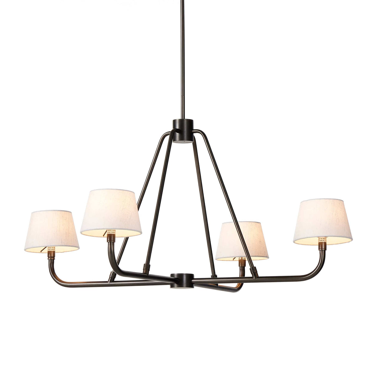 Dudley Brass Chandelier