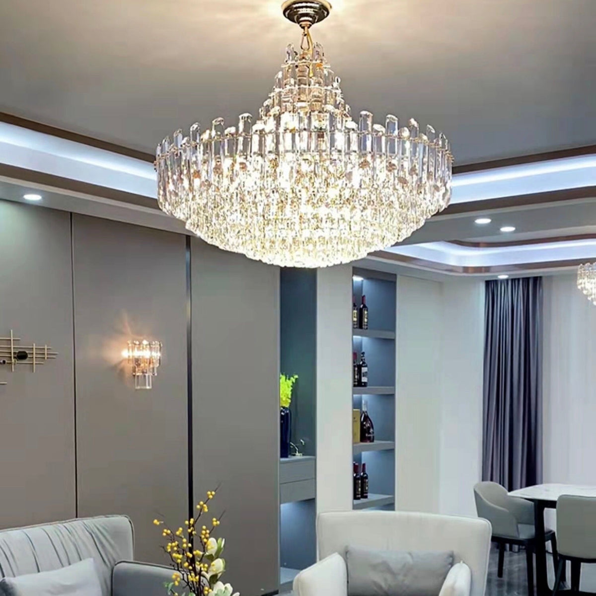 Modern Luxury Chandelier for Living Room Concise Style Dining Room Ceiling Light Bedroom Lamp