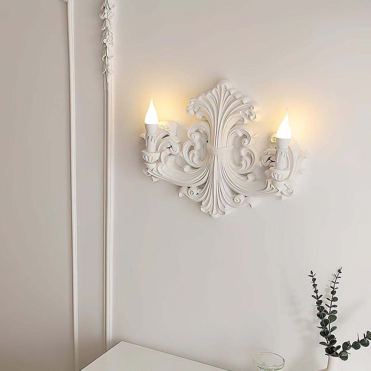 Ekena Plaster Wall Lamp