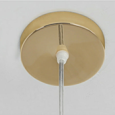 Elegant Italian Designer Single 1-Light Textured Geometric Pendant Lamp with Bulbs Diamond Ball Shaped Ceiling