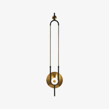 Ellipse Ring Marble Wall Light