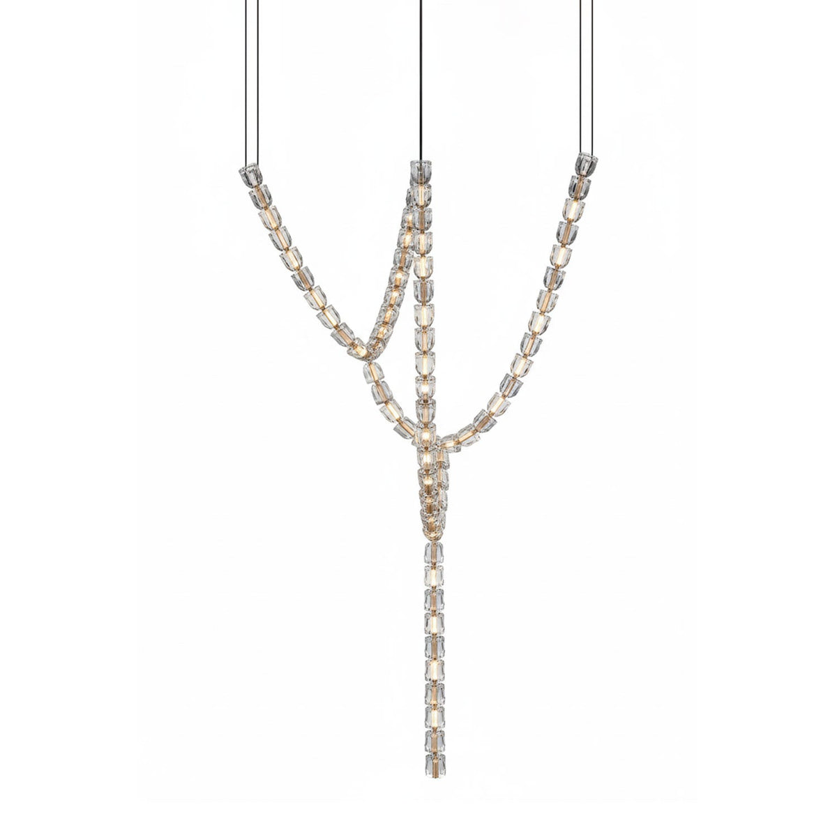 Gabriel Gold Crystal Chandelier