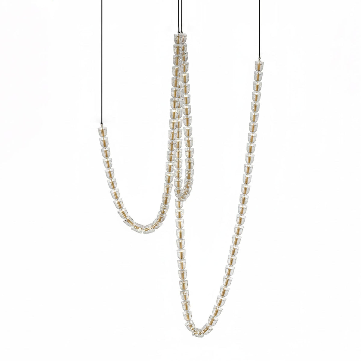 Gabriel Gold Crystal Chandelier
