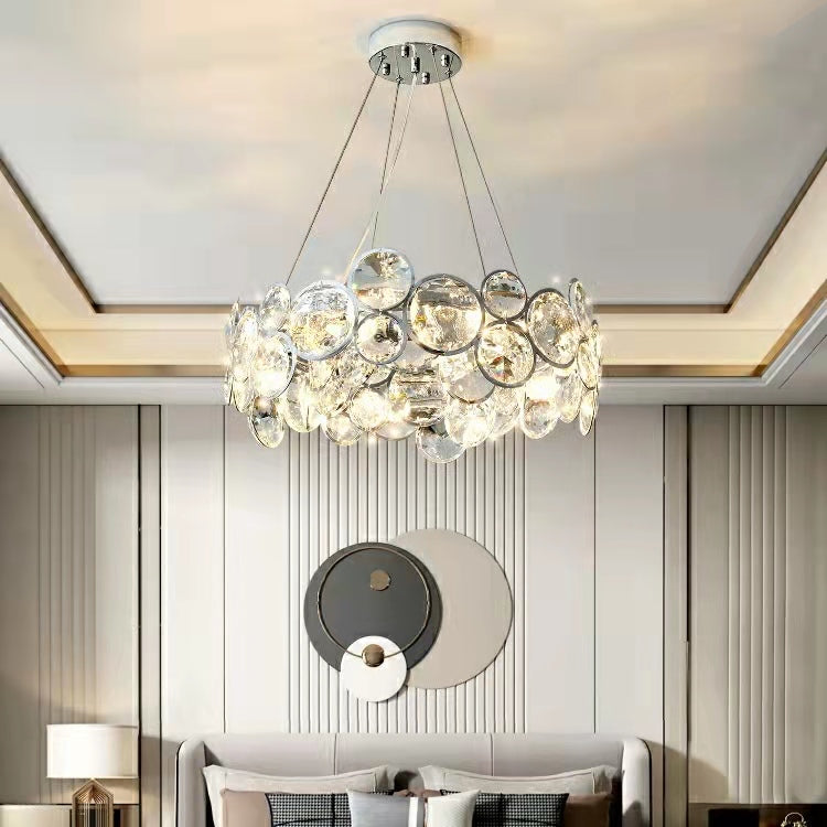 Designer Crystal Chandelier for Living Room Bedroom Ceiling Light