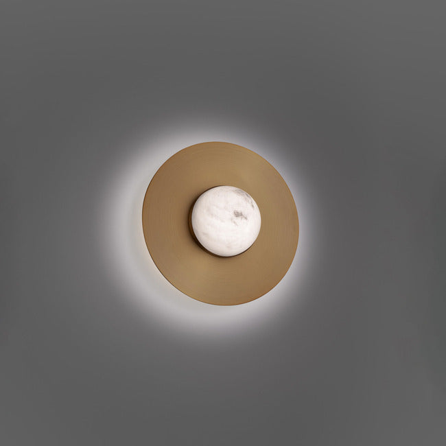 Mesh Alabaster Wall / Ceiling Light