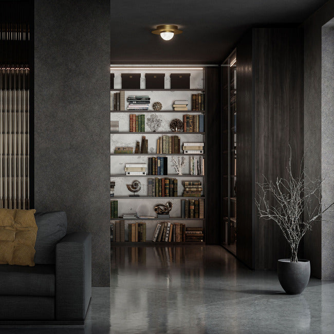 Mesh Alabaster Wall / Ceiling Light