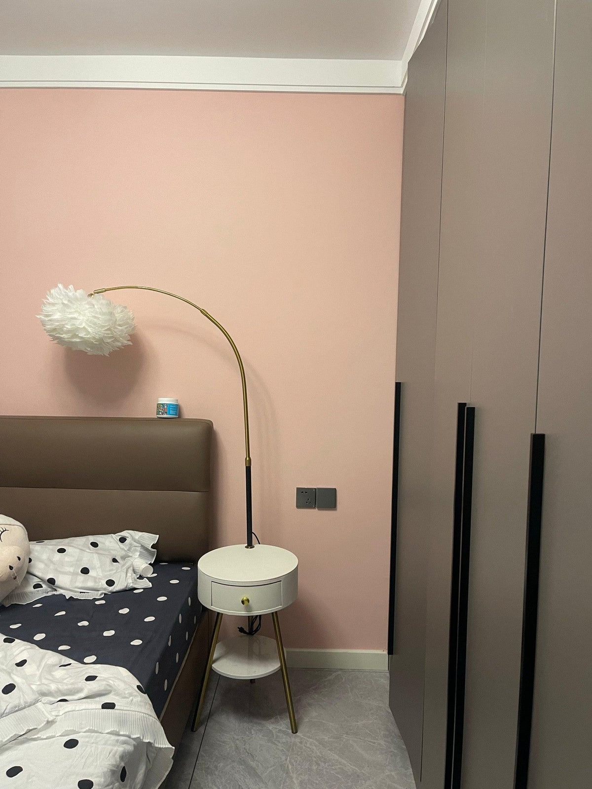 Feather Drawer Floor Lamp