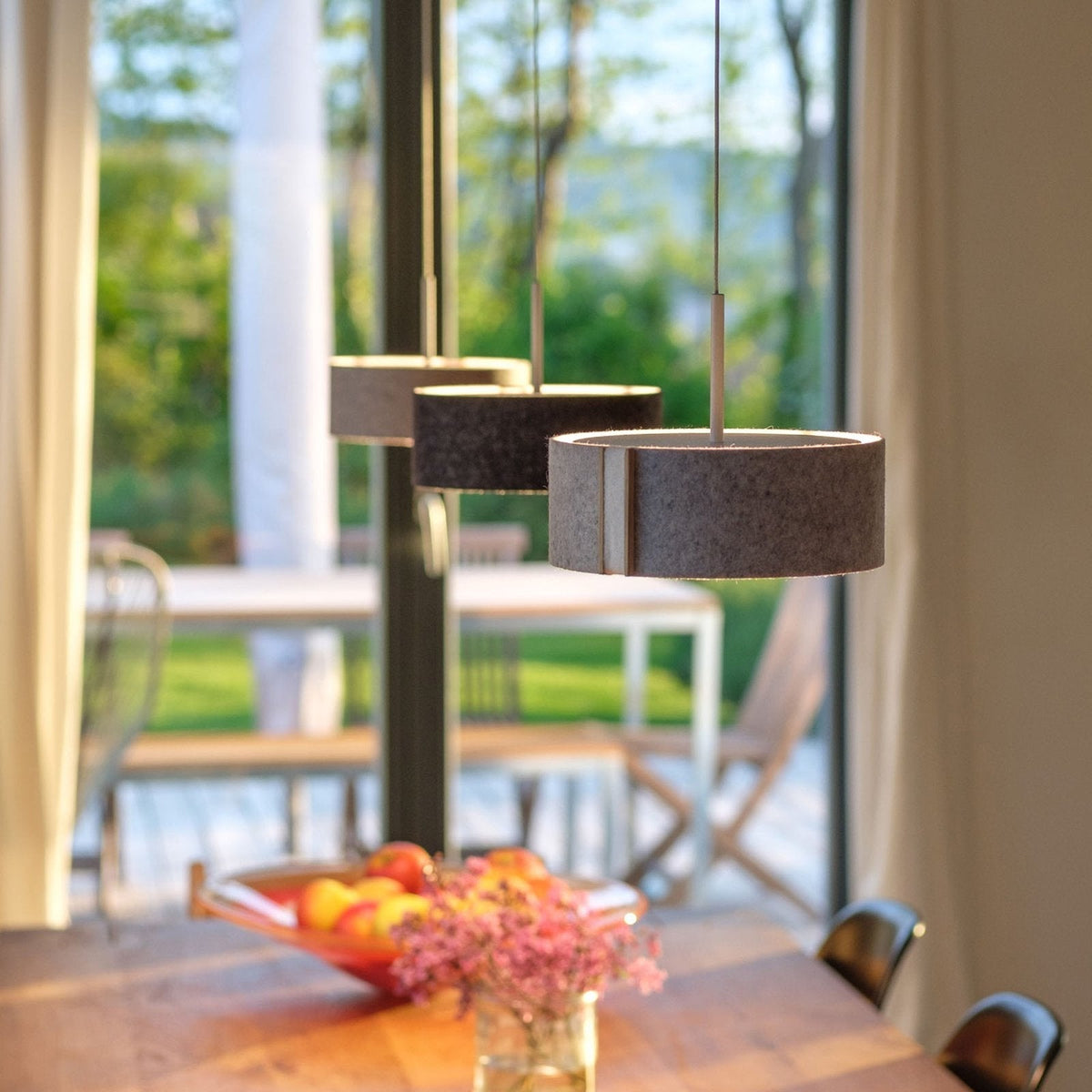Felt Pendant Light