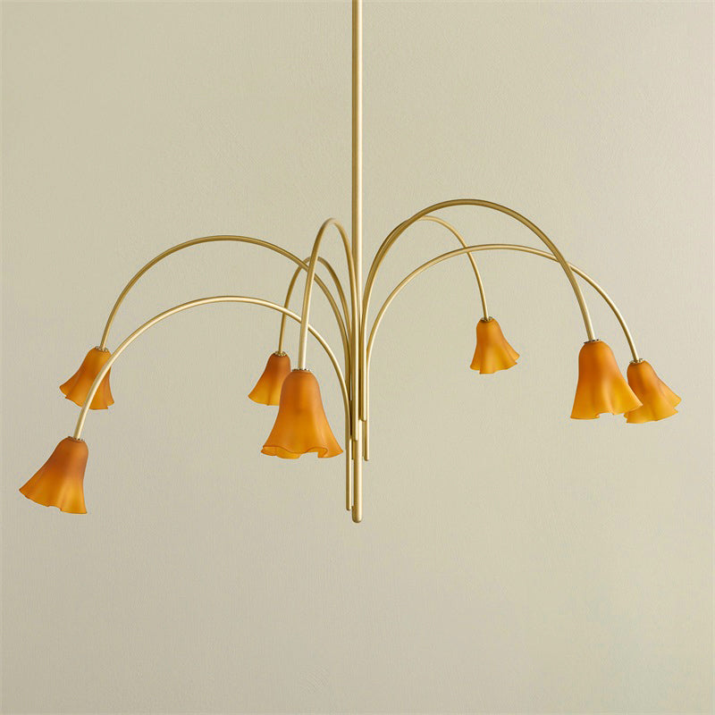 Flora Glass Chandelier