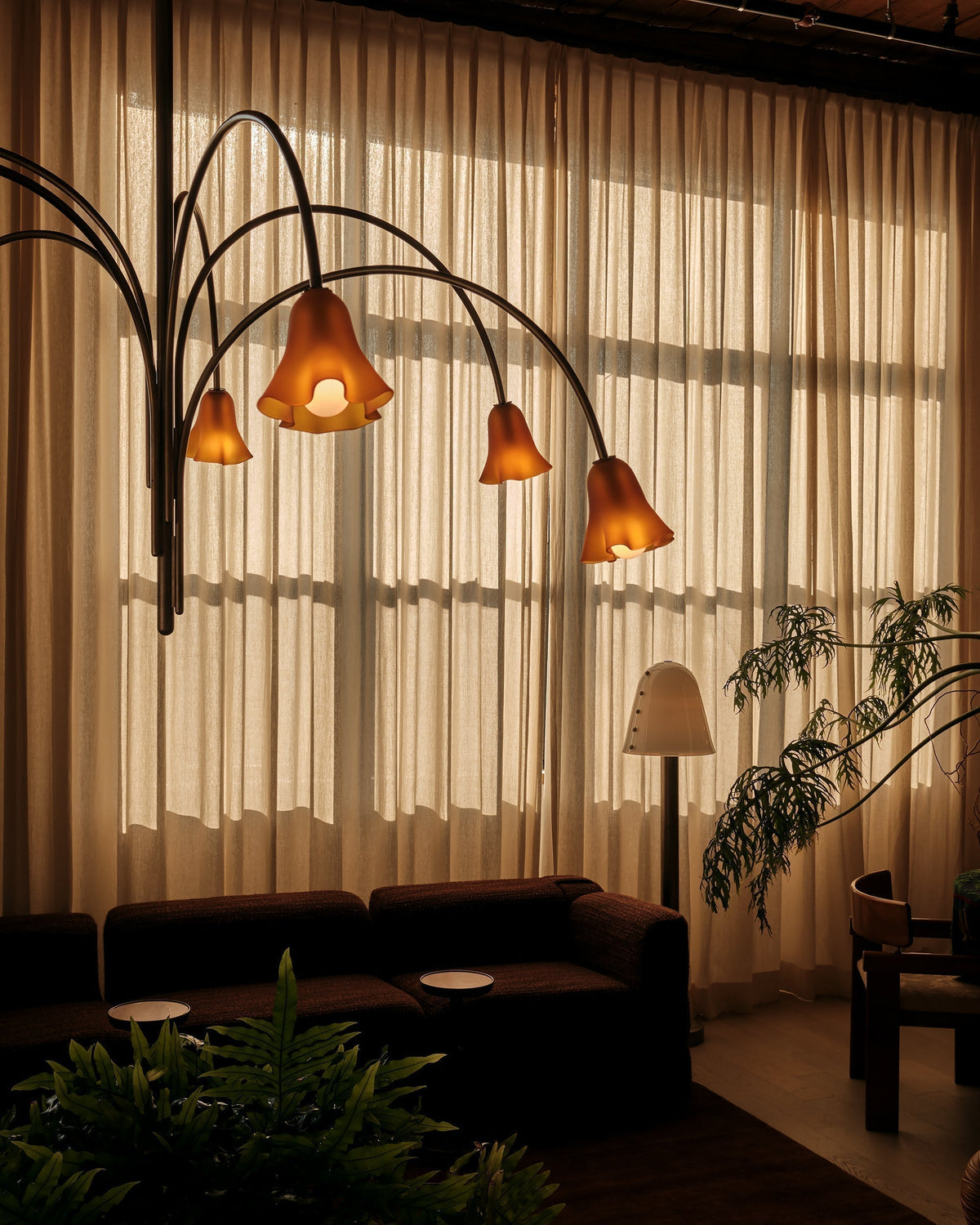 Flora Glass Chandelier