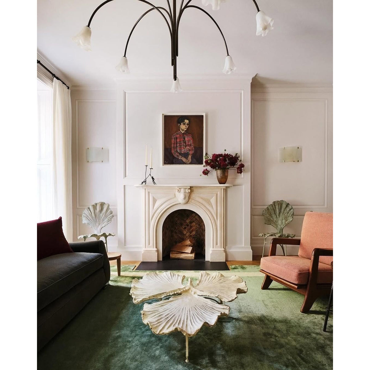 Flora Glass Chandelier