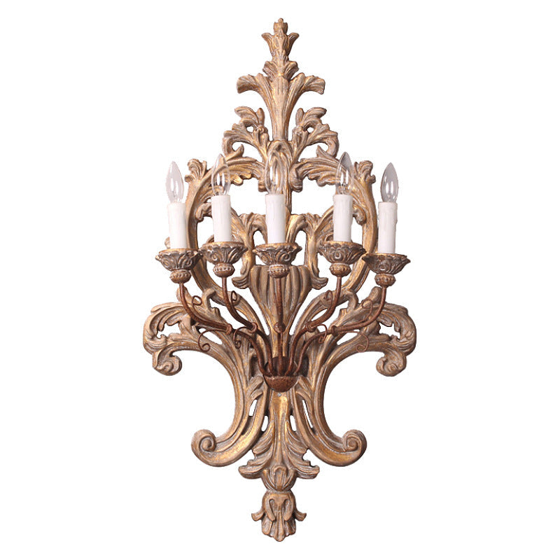 Florentine Wood Wall Lamp