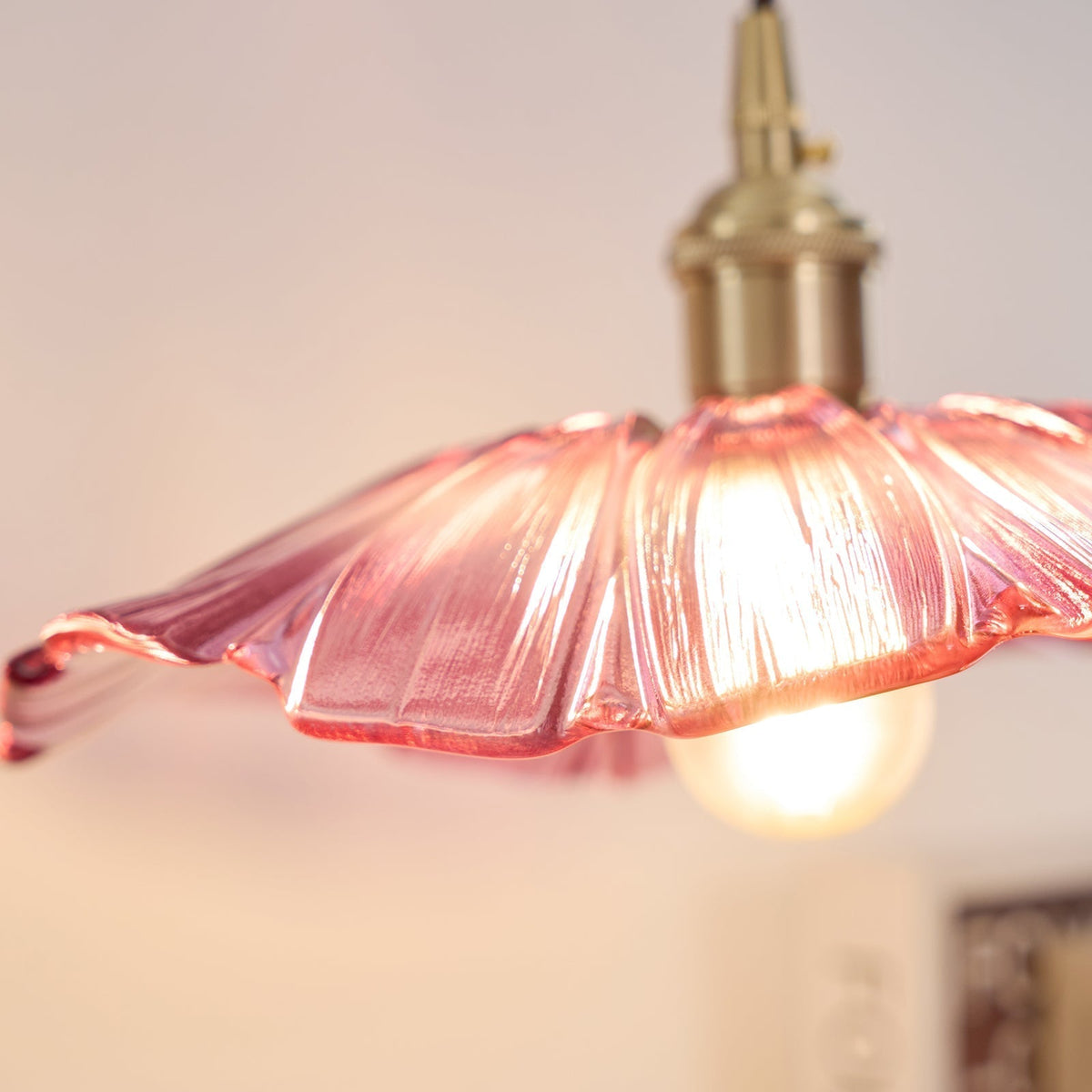 Flower Glass Swag Lights