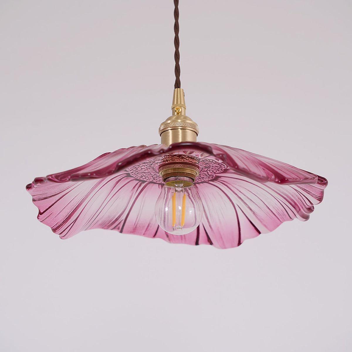 Flower Glass Swag Lights