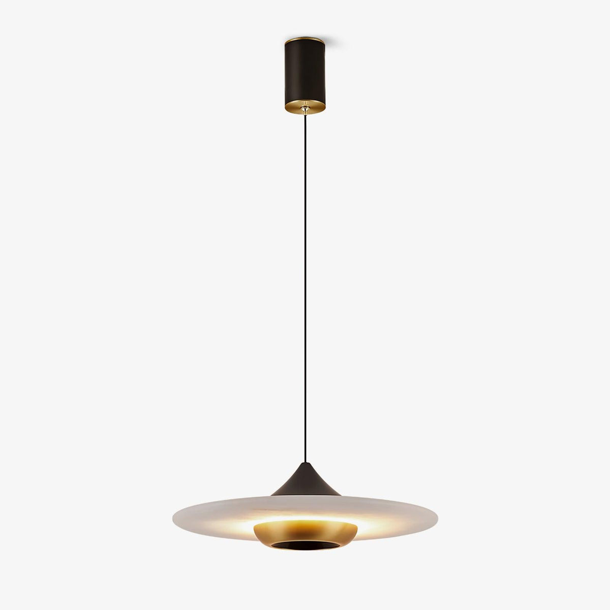 Flying Saucer Marble Pendant Lamp
