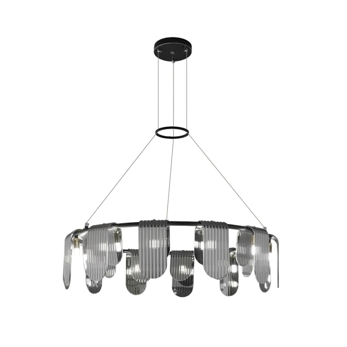 Folioles Brass Chandelier