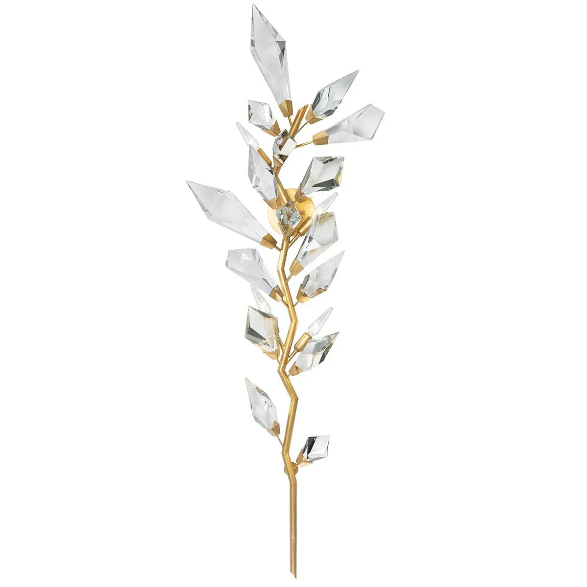 Addison 58-InchGold&silver Crystal Sconce