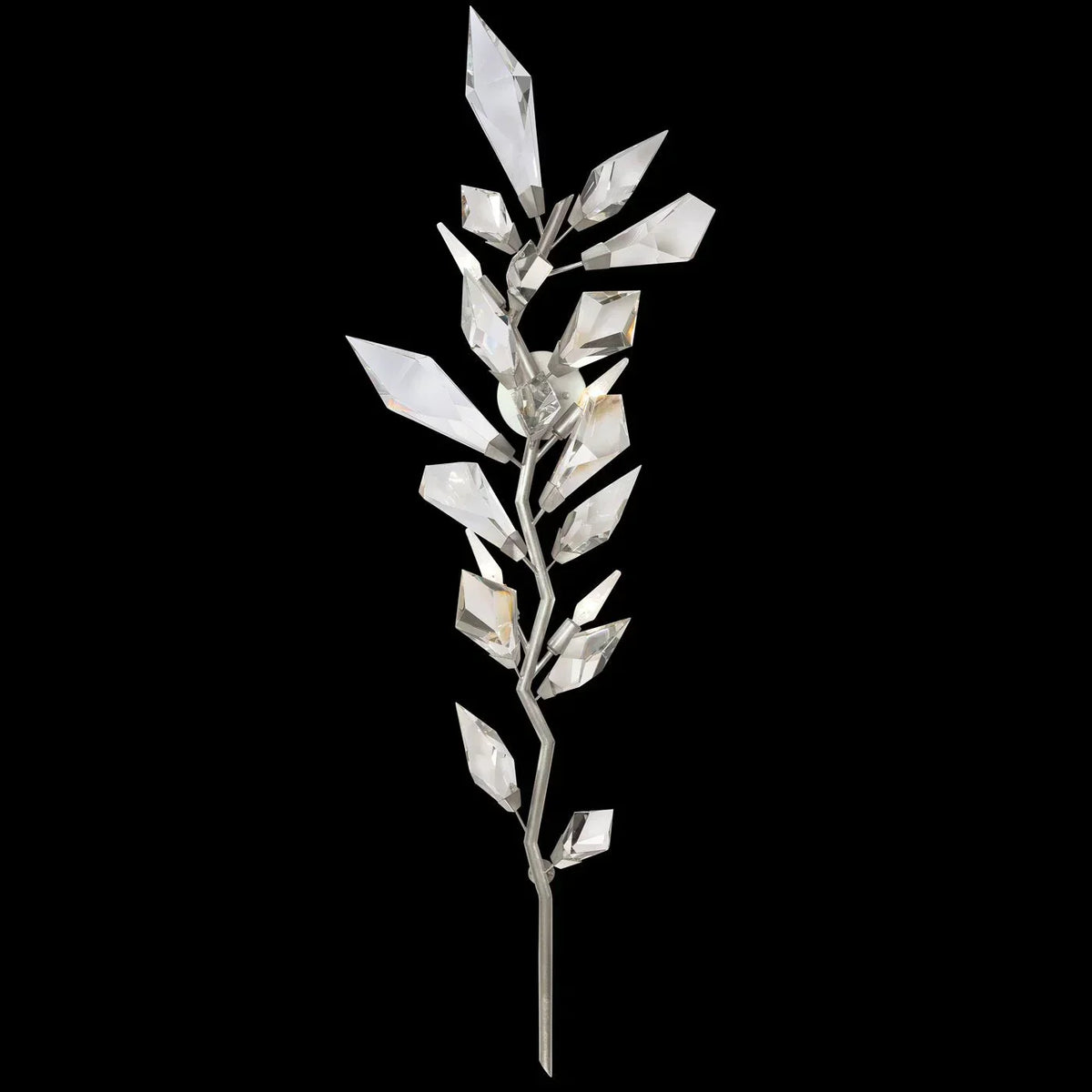 Addison 58-InchGold&silver Crystal Sconce