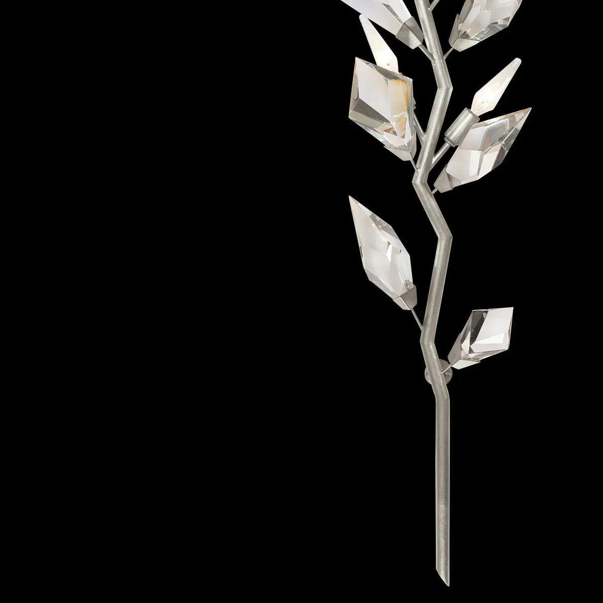 Addison 58-InchGold&silver Crystal Sconce